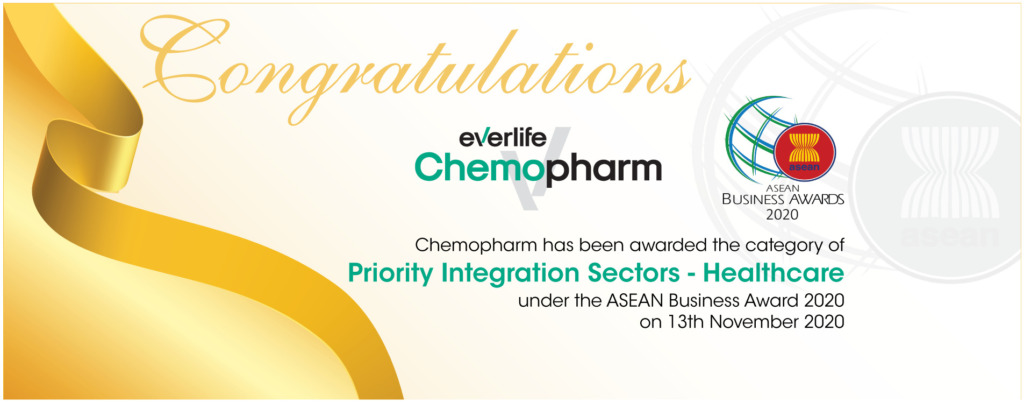 Chemopharm Wins 2020 ASEAN Business Award b