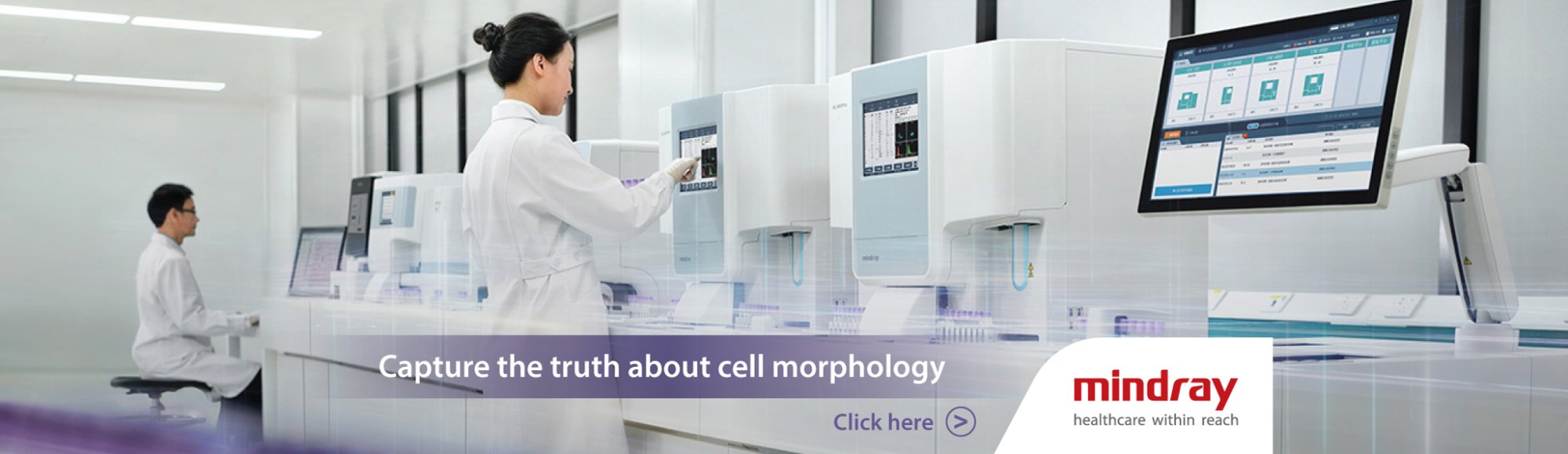 RV2 Mindray Capture the truth about cell morphology Banner 2402231